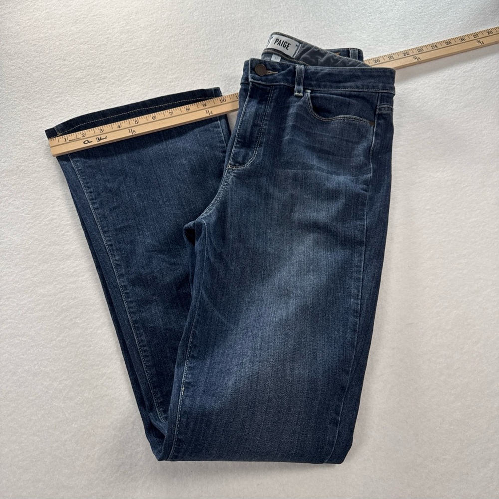 PAIGE Dark Wash Flare Jeans - Picture 8 of 8